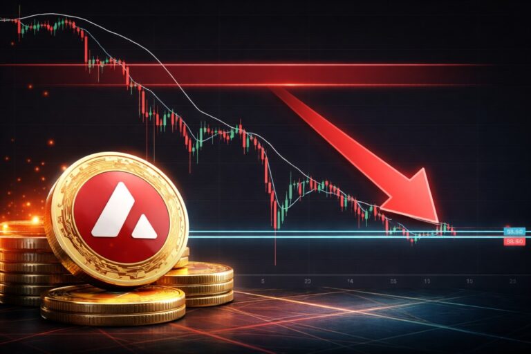 AVAX Slides Deeper Into Downtrend as Price Struggles Below Key Resistance