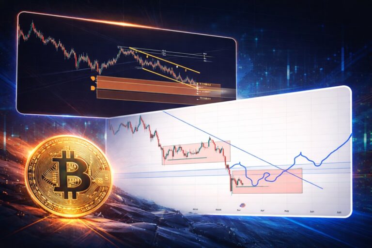 Bitcoin Eyes $55K–$56K Support as Charts Split on Time Frame Signals