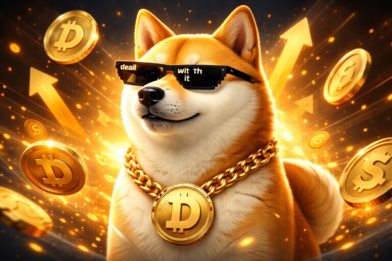 Dogecoin Charts Flash Bull Flag Target at $0.12 as Monthly RSI Turns Oversold