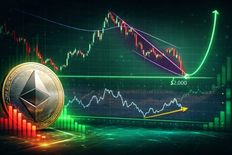 Ethereum Price Split Signals $2,000 Line as Bear Flag Meets Bullish Divergence