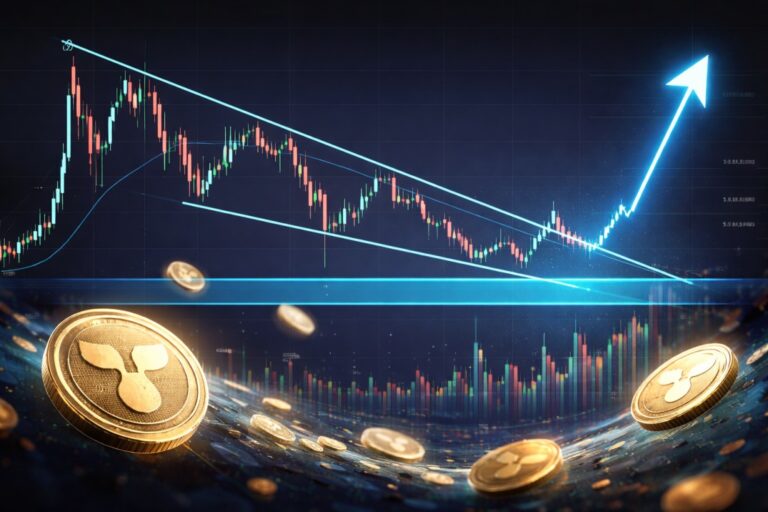 XRP Faces Make or Break Moment as Falling Wedge Meets $1.43 Weekly Support
