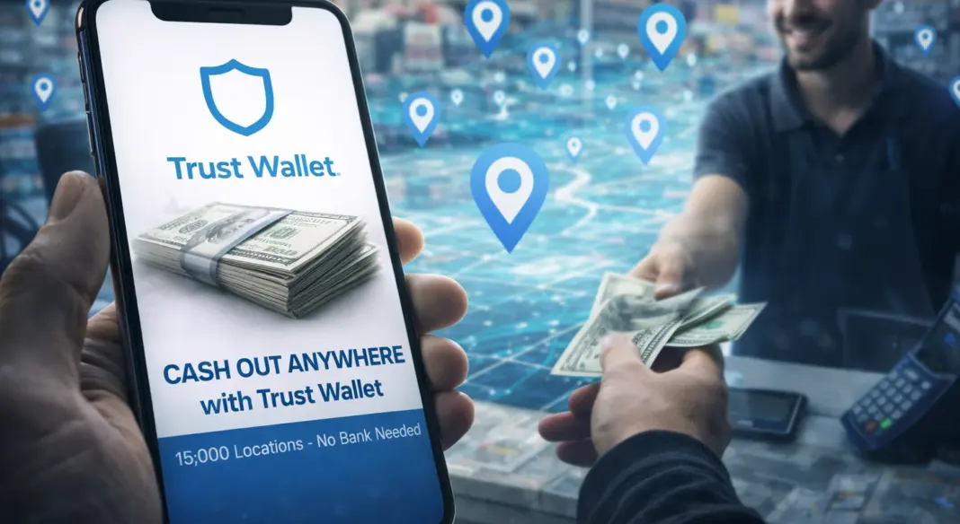 Trust Wallet's cash revolution - 15,000 locations, zero bank account needed