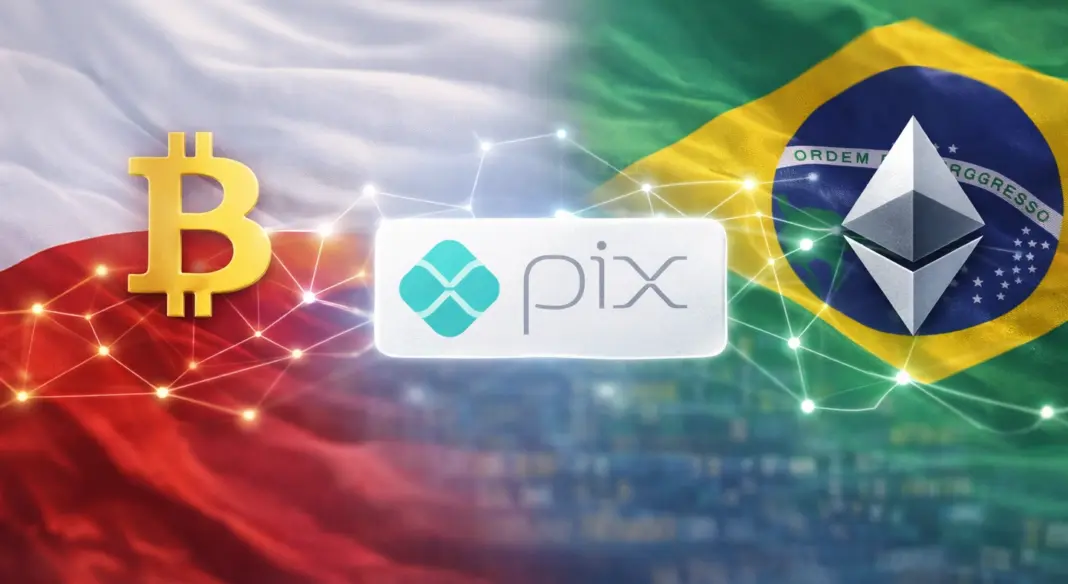 Crypto adoption at its finest: Poland advances crypto rules while Brazil expands Pix rails across borders