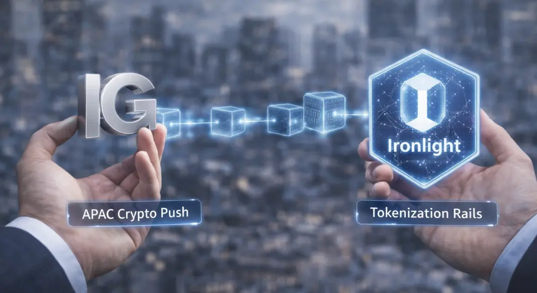 IG’s APAC crypto push meets Ironlight’s tokenization rails