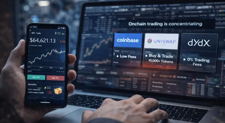 Onchain trading is concentrating on the platforms that can give reasons to stay